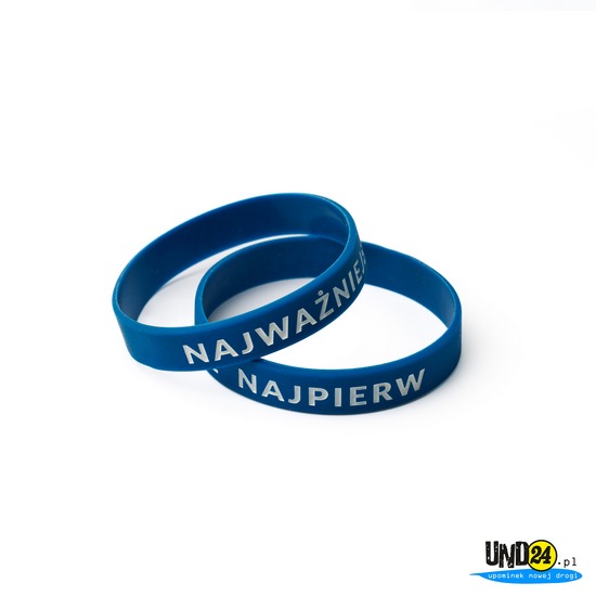 Silikonowa opaska świecąca - Najważniejsze najpierw